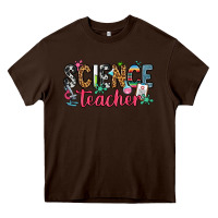 Chocolate Brown science teacher Heavy Core Tee - Zillion Design Studio