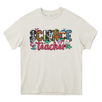 Cream science teacher Heavy Core Tee - Zillion Design Studio