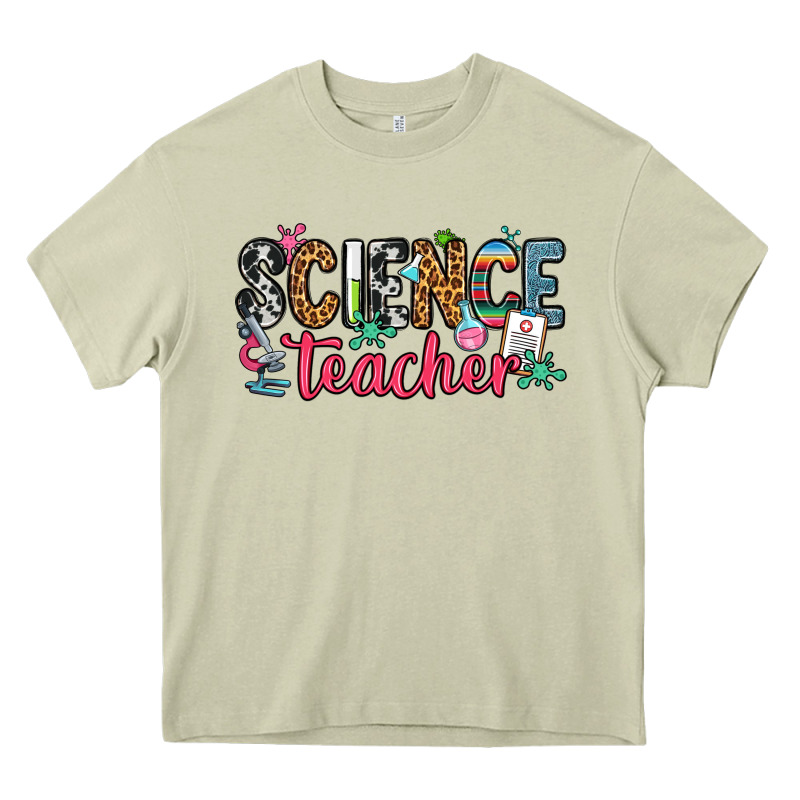 Science Teacher Heavy Core Tee by Zillion Design Studio | Teevron