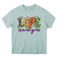Arona love with crawfish mardi gras Heavy Core Tee - RanaPortraitStore