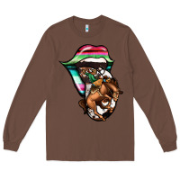 Chestnut Serape Cowboy Tongue Long Sleeve Tee - Jasminsmagicworld