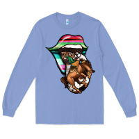 Colony Blue Serape Cowboy Tongue Long Sleeve Tee - Jasminsmagicworld