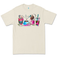 Bone hair stylist coffee cup Premium Tee - AdoDesignShop
