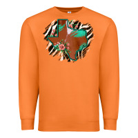 Carrot Western Horsehide Texas Flag Premium Sweatshirt - Bettercallsaul