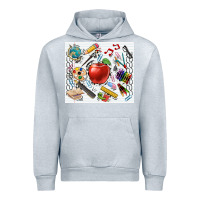 Heather Grey school elements tumbler Urban Hoodie - CowGirlArtShop
