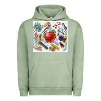 Pigment Oil Green school elements tumbler Urban Hoodie - CowGirlArtShop