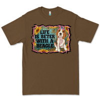 Cacao life is better with a beagle Premium Tee - RanaPortraitStore