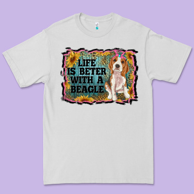 Life Is Better With A Beagle Premium Tee Designed By Ranaportraitstore