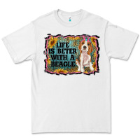 White life is better with a beagle Premium Tee - RanaPortraitStore