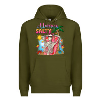 Army Green Always salty Premium Hoodie - NancyCooperArtShop