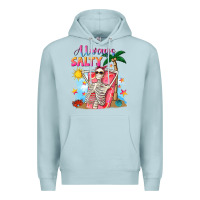 Blue Mist Always salty Premium Hoodie - NancyCooperArtShop
