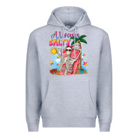 Heather Grey Always salty Premium Hoodie - NancyCooperArtShop