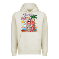 Oatmeal Heather Always salty Premium Hoodie - NancyCooperArtShop