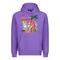 Purple Always salty Premium Hoodie - NancyCooperArtShop