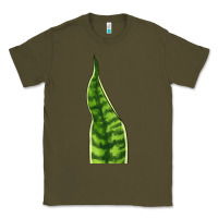 Army Green Snake Plant Classic Tee - LillyAllenDesigns