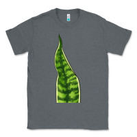 Charcoal Heather Snake Plant Classic Tee - LillyAllenDesigns