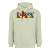 Matcha love crawfish western mardi gras Heavyweight Hoodie - Jasminsmagicworld