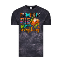 Cloud Black pumpkin pie fixes everything Vintage Tee - AdoDesignShop
