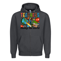 Smoke teachers change the world Zipper Hoodie - NancyCooperArtShop