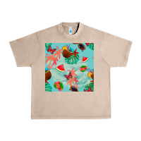 French Oak summer vibes seamless pattern Urban Heavy Tee - BundleAndBundleShop