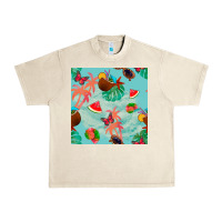 Sandshell summer vibes seamless pattern Urban Heavy Tee - BundleAndBundleShop