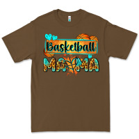 Cacao basketball mama with leopard Premium Tee - Zillion Design Studio