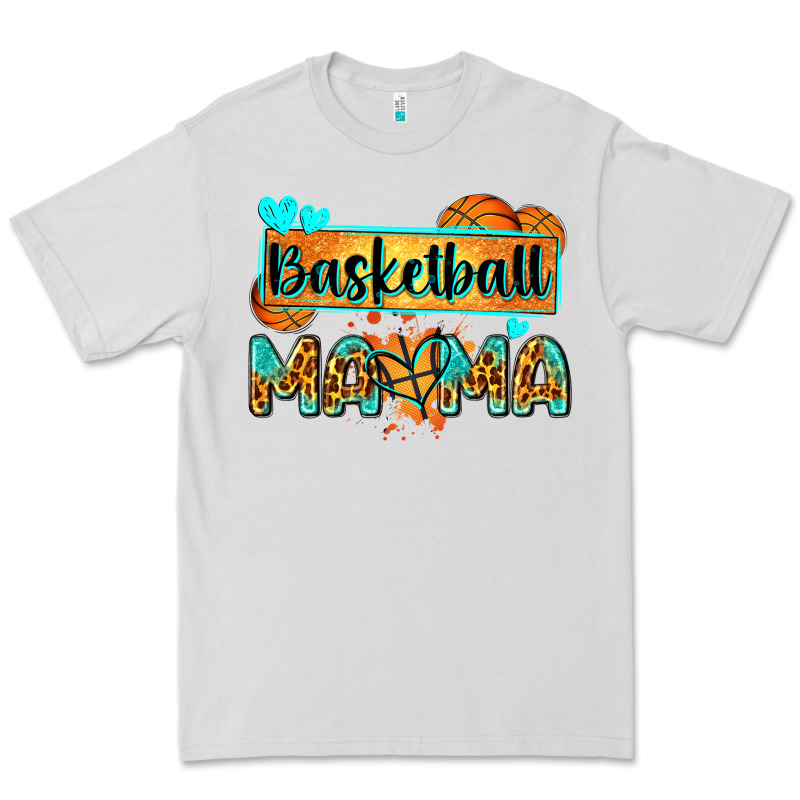 Basketball Mama With Leopard Premium Tee by Zillion Design Studio | Teevron