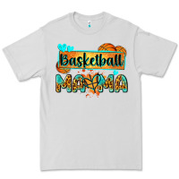 Dove Grey basketball mama with leopard Premium Tee - Zillion Design Studio