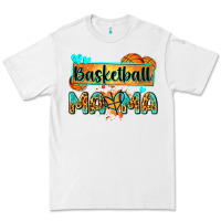 White basketball mama with leopard Premium Tee - Zillion Design Studio