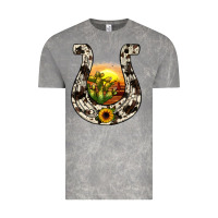 Cloud Rock horseshoe sunset Vintage Tee - JahusDesignShop