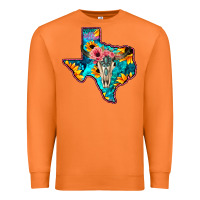 Carrot Western Sunflower, Rose, Gemstsone, Turquoise Bull Skull Premium Sweatshirt - Bettercallsaul