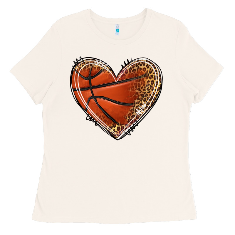 Basketball Heart Ladies Tee by texasbilliewilder | Teevron