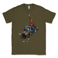 Army Green western rodeo bullfighter Classic Tee - BarkalooDesign