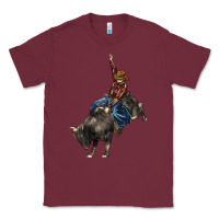 Burgundy western rodeo bullfighter Classic Tee - BarkalooDesign
