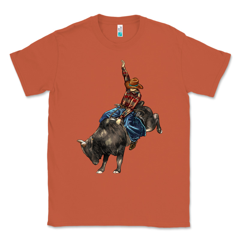 Western Rodeo Bullfighter Classic Tee by BarkalooDesign | Teevron