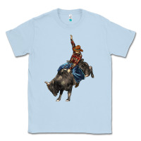 Dusty Blue western rodeo bullfighter Classic Tee - BarkalooDesign