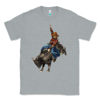Heather Grey western rodeo bullfighter Classic Tee - BarkalooDesign