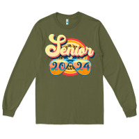 Army Green senior 2024 Long Sleeve Tee - JahusDesignShop