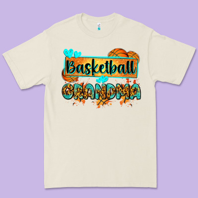 Basketball Grandma With Leopard Premium Tee Designed By Zillion Design Studio