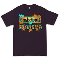 Plum basketball grandma with leopard Premium Tee - Zillion Design Studio