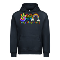 Navy Peace love pride Urban Hoodie - CowGirlArtShop