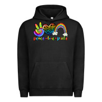 Pigment Black Peace love pride Urban Hoodie - CowGirlArtShop