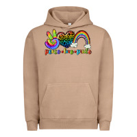 Pigment Burro Peace love pride Urban Hoodie - CowGirlArtShop
