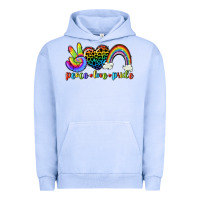 Pigment Grape Ice Peace love pride Urban Hoodie - CowGirlArtShop