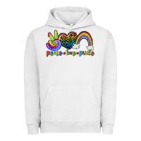 Pigment Lunar Rock Peace love pride Urban Hoodie - CowGirlArtShop