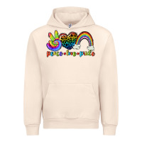 Sandshell Peace love pride Urban Hoodie - CowGirlArtShop