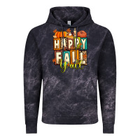 Cloud Black happy fall y'all Vintage Hoodie - Artiststas