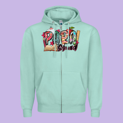 Para Squad Zipper Hoodie Designed By Nancycooperartshop