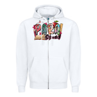White para squad Zipper Hoodie - NancyCooperArtShop