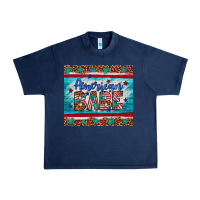 Navy American babe leopard gemstone Urban Heavy Tee - Artiststas
